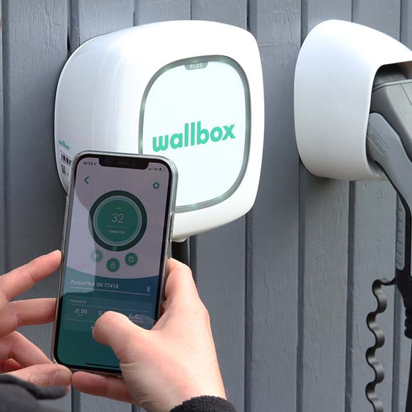 Wallbox EV Charger installation at a home in Bounemouth